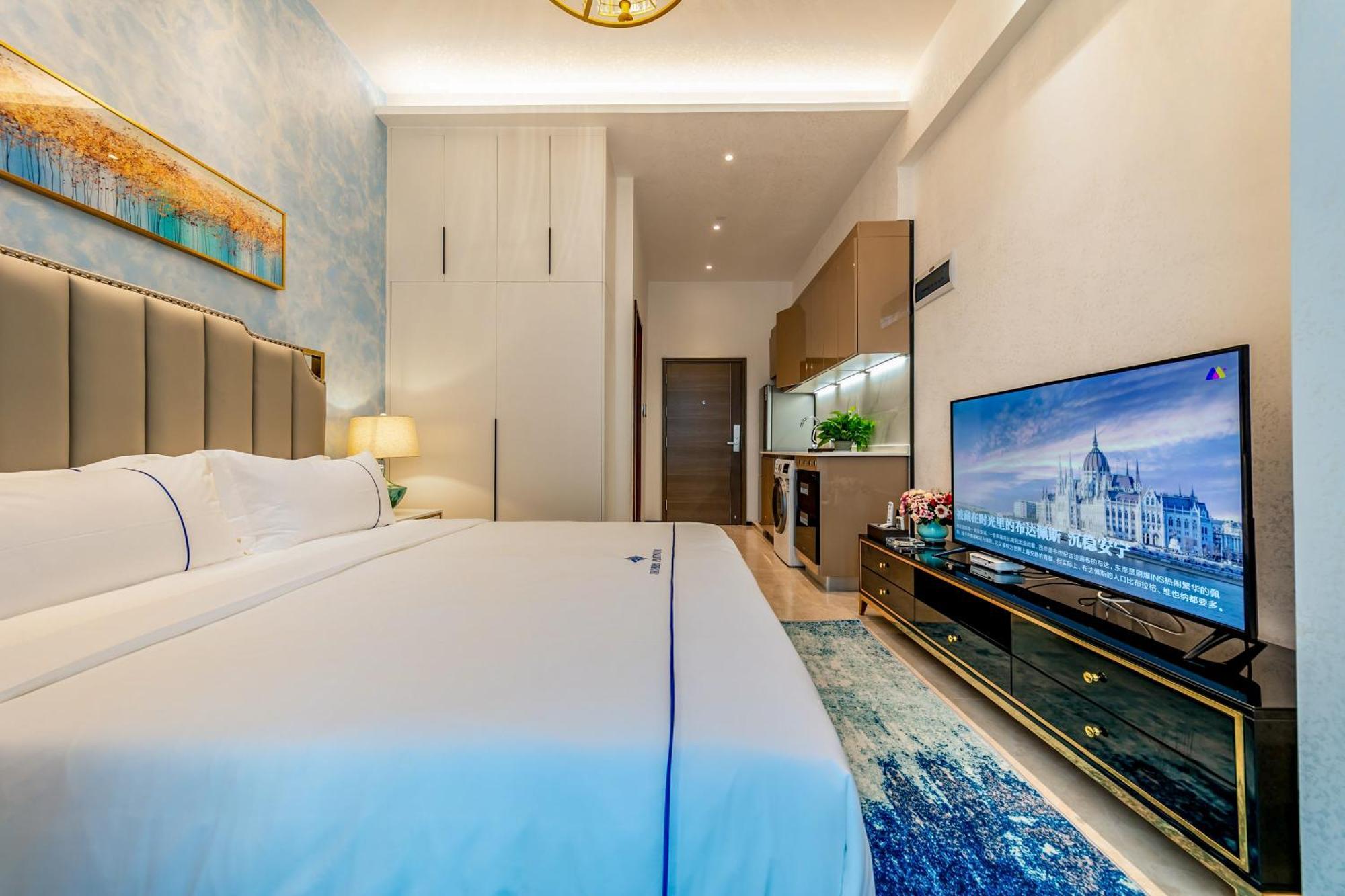 Boruisi Plaza Residence Apartment - Shenzhen Futian Convention & Exhibition Center Exterior foto